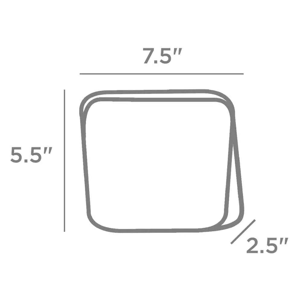 Stasher Stand Up Silicone Storage Bag Mini 828ml - Clear