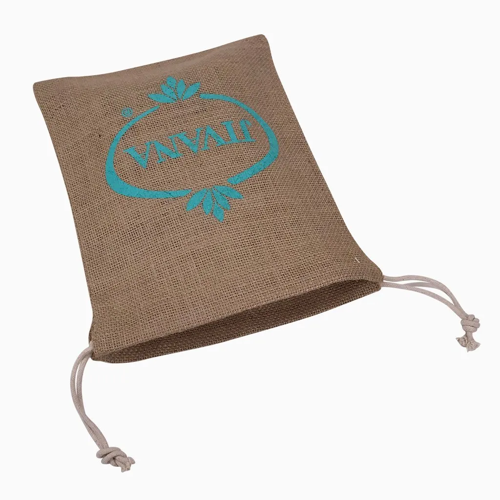 Stock Jute Drawstring Bag-Medium(SJB-11T)