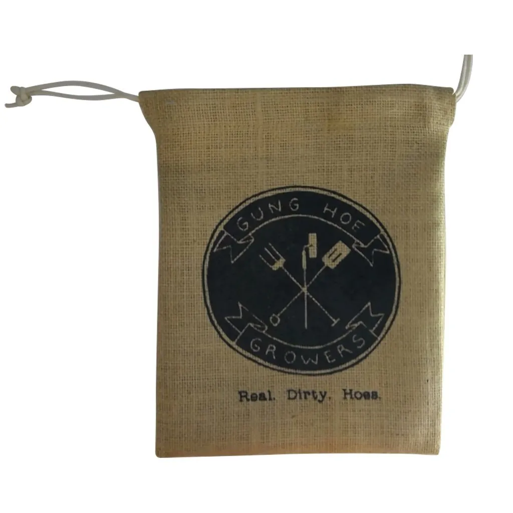 Stock Jute Drawstring Bag-Medium(SJB-11T)