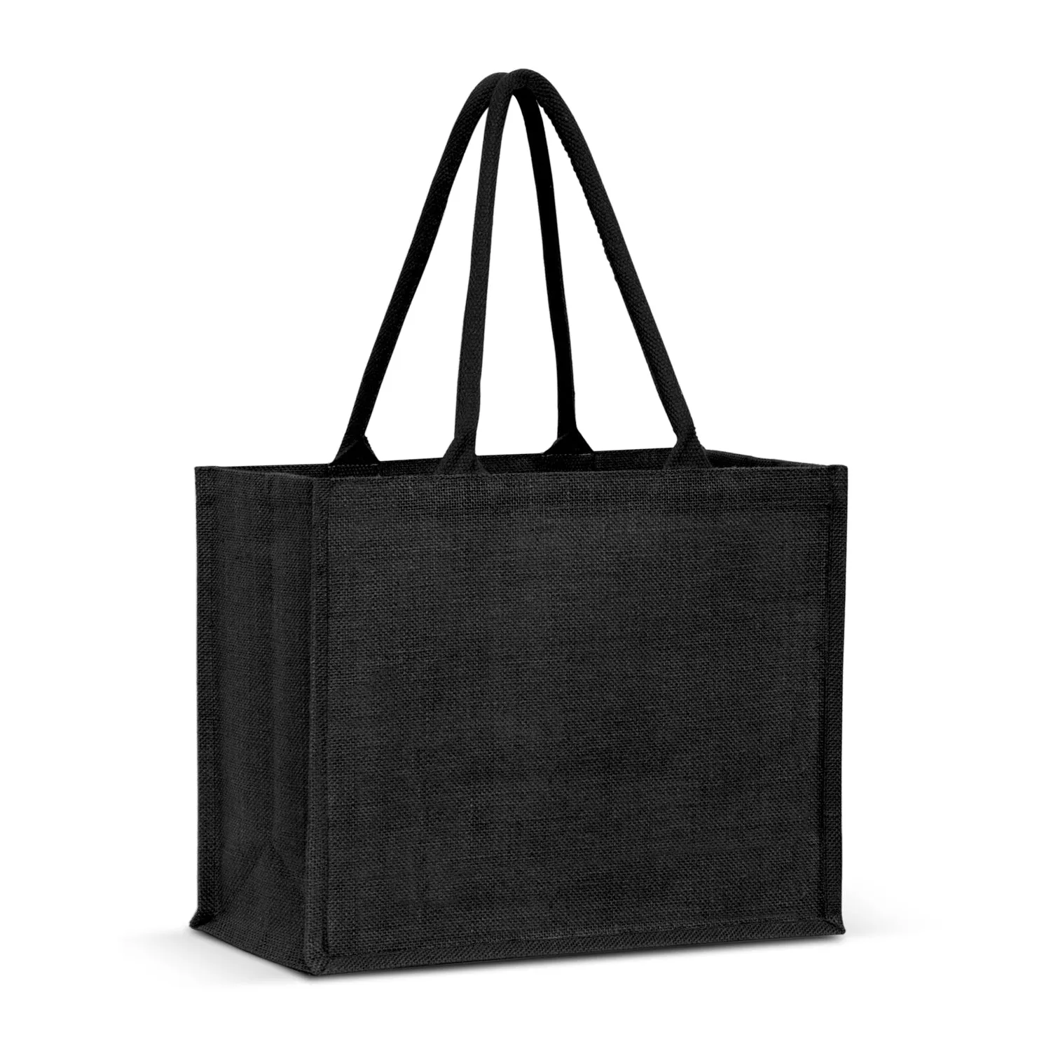 Stock Jute Shopper With Large Gusset-Coloured(SJB-08T)