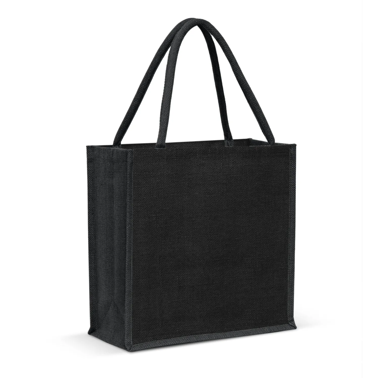 Stock Jute Square Shopper-Vivid(SJB-24T)