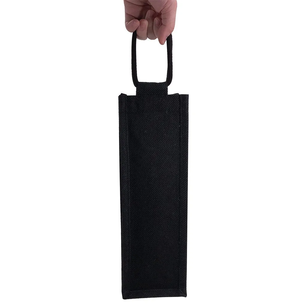 Stock Jute Wine Carrier-Single Bottle(SJB-13T)