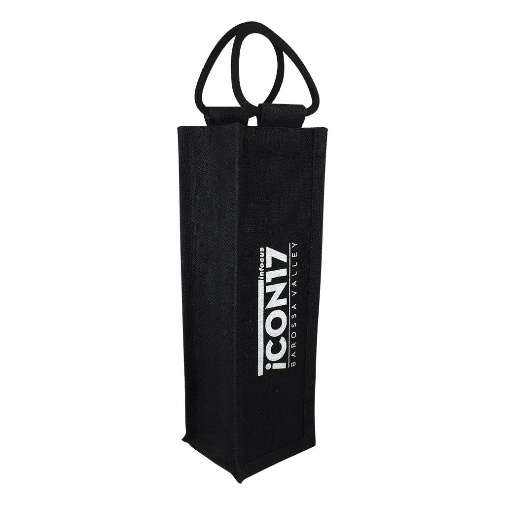 Stock Jute Wine Carrier-Single Bottle(SJB-13T)