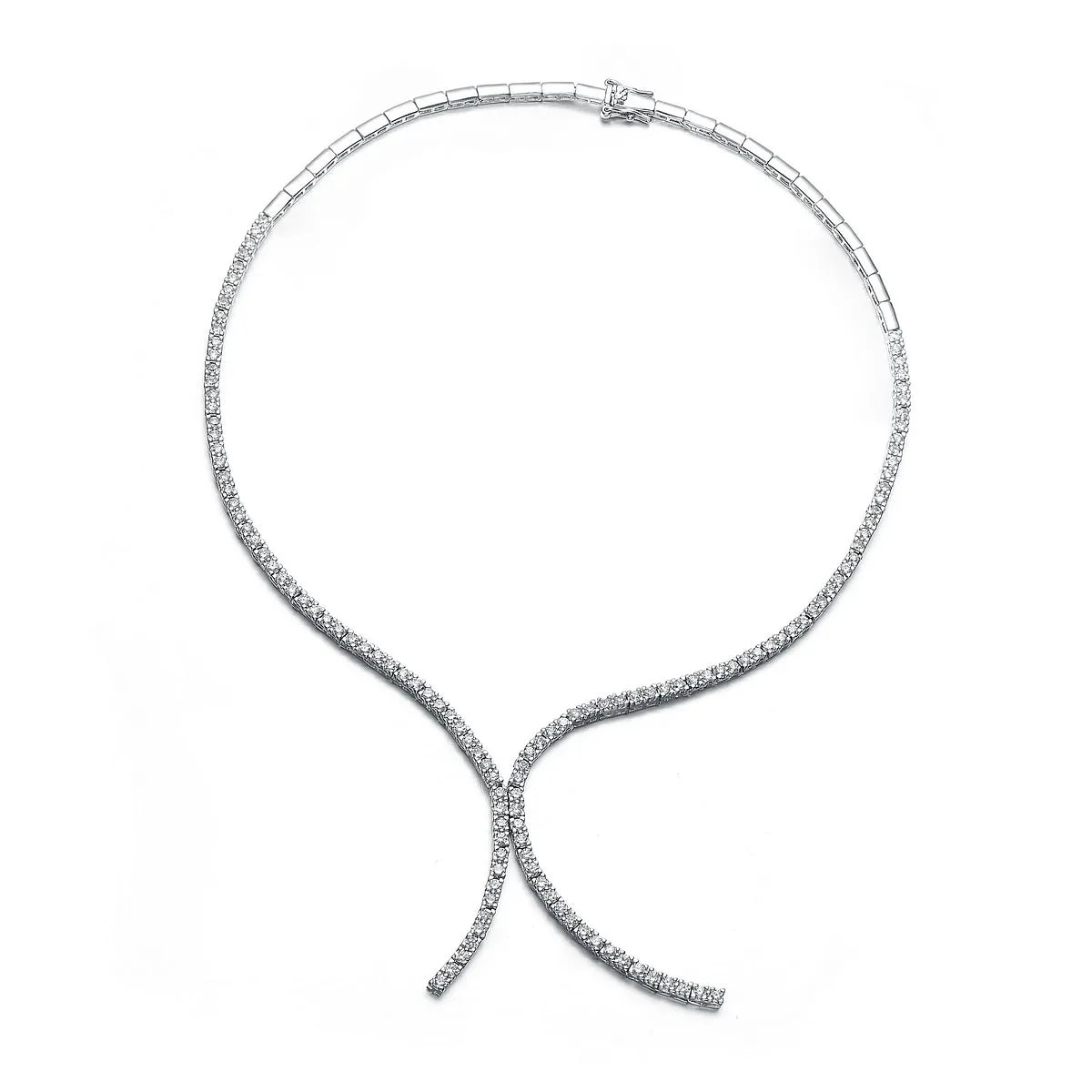 Sylvie Tennis Tie Necklace