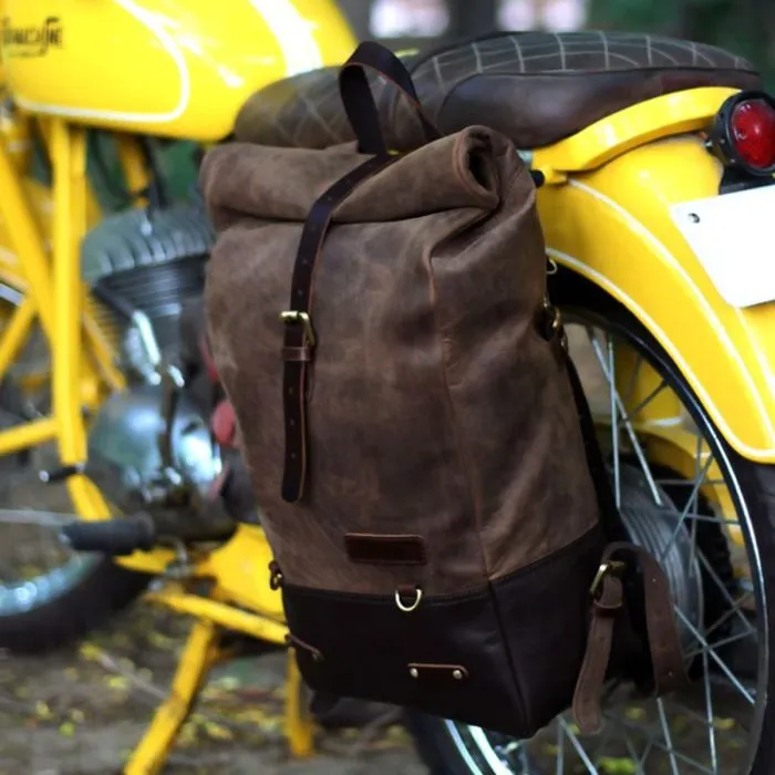 TRIP MACHINE BACKPACK / PANNIER - TOBACCO