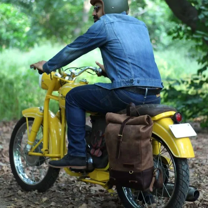 TRIP MACHINE BACKPACK / PANNIER - TOBACCO