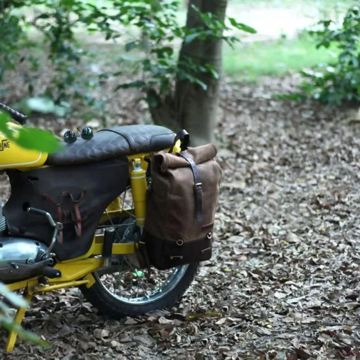 TRIP MACHINE BACKPACK / PANNIER - TOBACCO