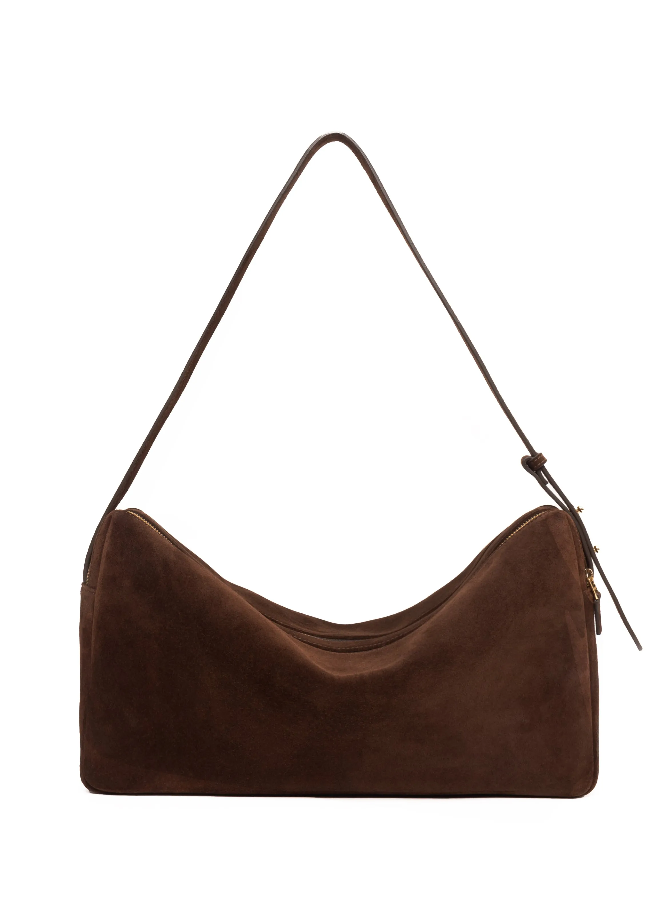 Trousse Large Suede Brownie