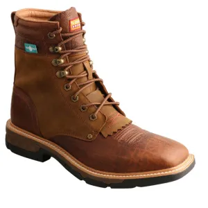 TWISTED X MEN'S 8" CELLSTRETCH SQUARE TOE LACER #MXLW001