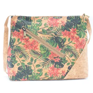 Unique and Fun- Zipper Front Cork Bag 2213-B