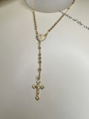 Velani Rosary with Dove Necklace