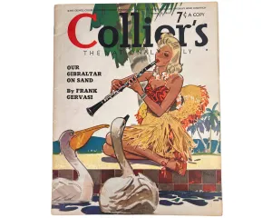 Vintage 1941 Colliers Magazine February 22 Canadian Copy Agatha Christie Pearl S Buck