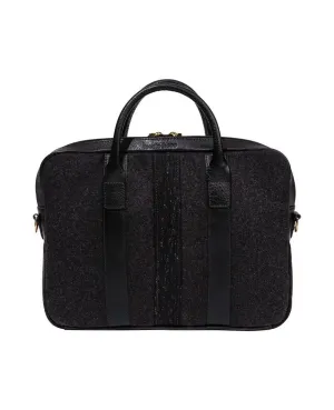 Wool Briefcase Black